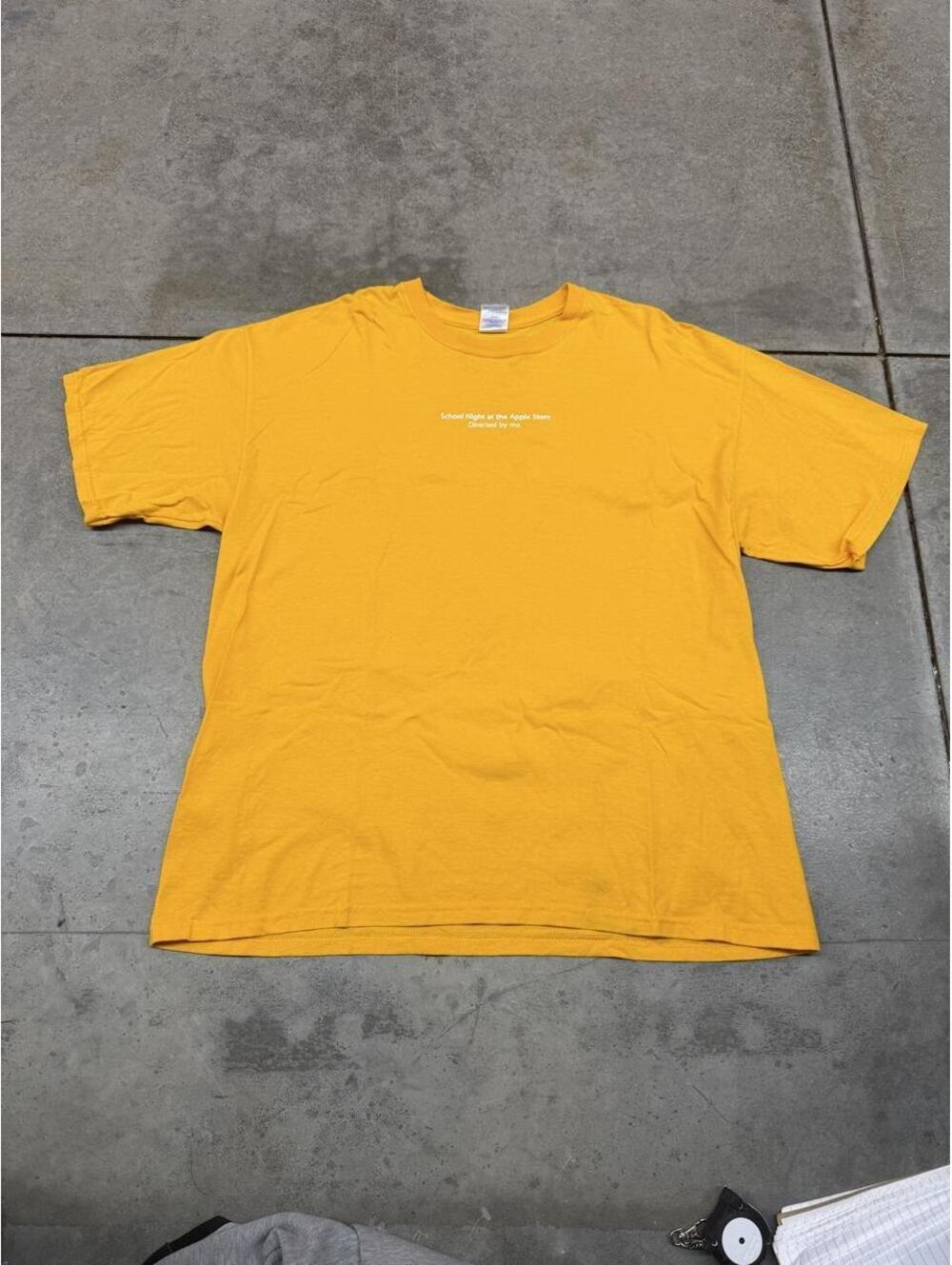 vintage school night at the apple store directed by me iphone promo shirt xl